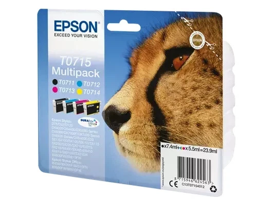 EPSON T0715 GHEPARDO MULTIPACK 4 COLORI - Immagine 1 di 1