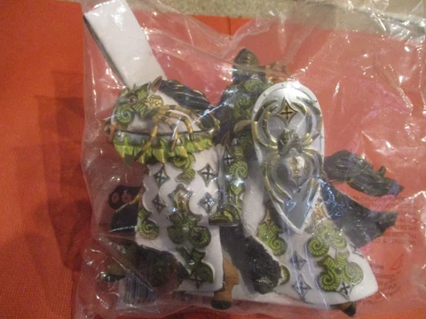 Papo White Beetle Knight And Horse,New In Package Cover