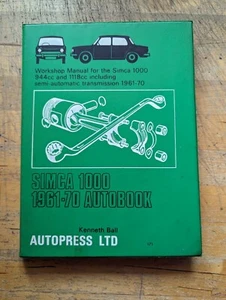 Simca 1000 (1961-1970) Workshop Manual - Picture 1 of 7