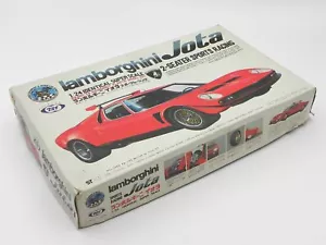 Marui Lamborghini Miura Jota 1/24 1970s Vintage Kunststoff Kit Parts W / Box - Bild 1 von 12