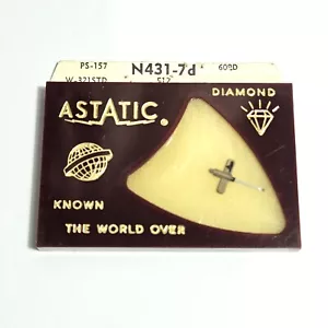 Astatic N431-7D Stylus Needle Euphonics 734D For 509 510 512 513 - Picture 1 of 4