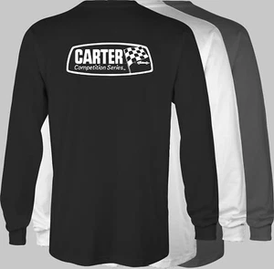 CARTER Competition Series LONG SLEEVE T-Shirt speed shop thermoquad Carburetor - Picture 1 of 9