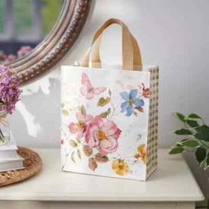 Floral Butterfly Daily Reusable Tote Bag Primitives by Kathy Novelty Fashion New - Picture 1 of 2