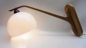 Dänische Wand Lampe Teak Holz Leuchte Gelenkarm Holz '60er Jahre - Bild 1 von 20