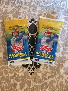 2020 Topps Baseball Update Series Fat Pack 34 Cards Relic Auto RC (2 pack) - Picture 1 of 1