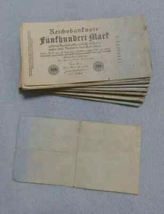 Reichsbanknote Berlin , den 7. Juli 1922 Fünfhundert Mark - Bild 1 von 1