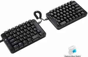 88 Keys Split Mechanical Keyboard Macro Gaming Keypad OEM Gateron Blue Switches - Picture 1 of 7