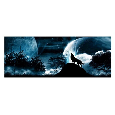 Calcomanía gráfica parasol ventana trasera coche lobo luna aulladora carrocería hágalo usted mismo decoración Foto 1 de 4