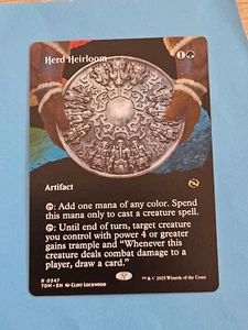 MtG Magic the Gathering Herd Heirloom Tarkir: Dragonstorm Borderless Rare NM - Bild 1 von 10