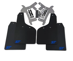 rallyflapZ | Mud Flaps Guards FORD FIESTA MK6 ST150 Black 4mm PVC *Gloss ST-NB - Picture 1 of 8