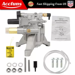 New 2700 PSI Universal Power Pressure Washer Pump 2.4 GPM Flow Rating 7/8" Shaft - Picture 1 of 21