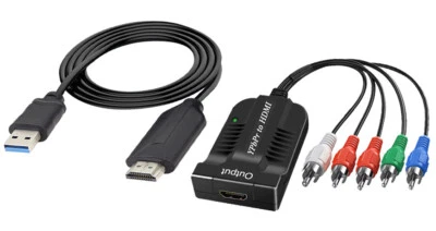 Adaptador Plug-Play USB 2.0 1080P HD Componente YPbPr Video DVR para PC Mac Linux Foto 1 de 4