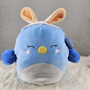 Squishmallows Bebe The Bluebird 14" Plush Blue With Bunny Ears Easter 2024 MN83 - Picture 1 of 12