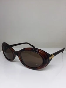 New Vintage Cartier Frisson Sunglasses C. Marbled Brown Gold Plated 55mm France - Picture 1 of 12