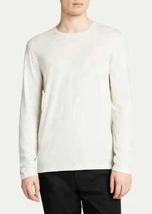 Armani Exhange Men's, Long-Sleeved Pure Pima Jersey Crew Neck, Creamy Heather,L - Picture 1 of 4