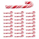 100Pcs Red And White Handmade Christmas Candy Cane Miniature Food  Home5207