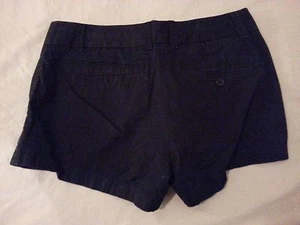 Womens J. Crew Khaki Shorts 4 Black Cotton - Picture 1 of 3
