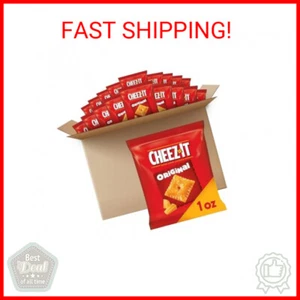 Cheez-It Cheese Crackers, Baked Snack Crackers, Lunch Snacks, Original (40 Packs - Picture 1 of 2