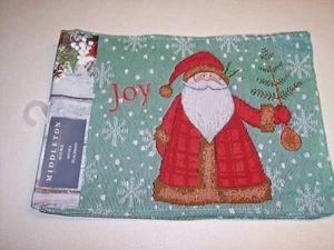 NWT Set of 4 Christmas Tapestry Placemats 18" X 14" in Santa motif - Picture 1 of 3