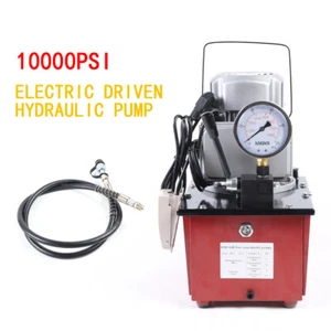 Bomba Hidráulica Eléctrica 750W Válvula Manual de Acción Única 10000 PSI 7L 1400 r/min - Imagen 1 de 14