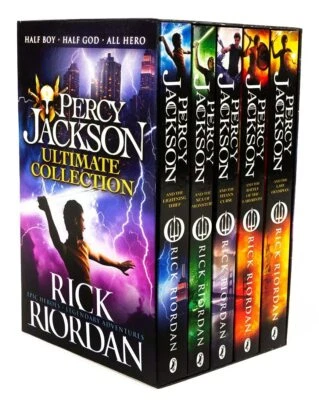 Percy Jackson and the Olympians 5 Book Series Collection Box Set By Rick Riordan Foto 1 de 4