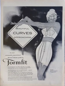 Anuncio impreso vintage 1959, hermosas curvas que se acercan, único y raro - Imagen 1 de 1