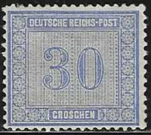 GERMANY (Empire) 1872 Scotts #13 Mint/LH, Full Original Gum, Very Fine 30gr - Picture 1 of 1