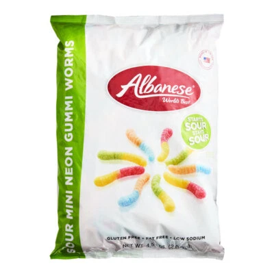 Albanese Mini Gummi Worms 4.5 lb. - Image 1 of 3