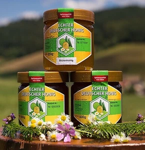 Echter Deutscher Honig, Schwarzwald Wald,-Blüten-u. Tannenhonig (6 x 500g) - Bild 1 von 11