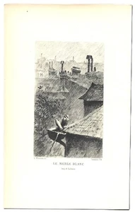 Gravure Eau-forte HENRI PILLE tiré des Oeuvres d'Alfred Musset 1908 - Picture 1 of 1