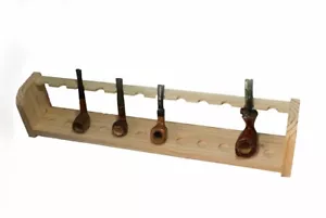 Portapipe da tavolo 12 posti legno naturale espositore della pipa poggiapipe - Bild 1 von 1
