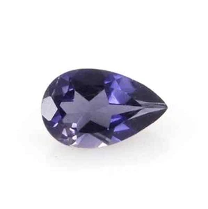 Natural Genuine Iolite Pear Faceted AAA Loose Gemstones (4x3mm - 9x6mm) - Picture 1 of 1