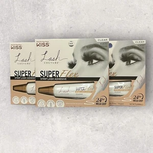 3 x KISS Lash Adhesive CLEAR 83830 KLCGL06 Brand New - Picture 1 of 3