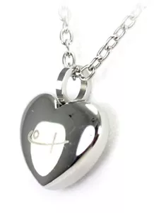 Colgante clásico de acero inoxidable en forma de corazón Shuzi de moda - Imagen 1 de 1