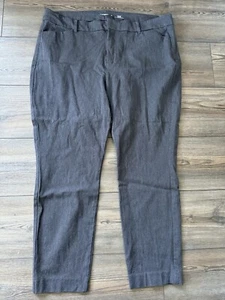 Old Navy Pixie High Rise Pants -16 -Stretch Secret Smooth Pocket Heather Gray - Picture 1 of 4