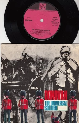 DONOVAN *THE UNIVERSAL SOLDIER* 1965 UK PYE EP  FOLK ROCK Foto 1 de 2