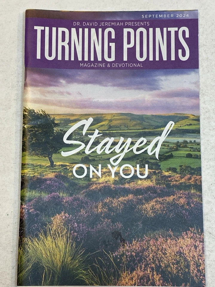 Turning Points Magazine Dr. David Jeremiah Presents Daily Devotionals Sept 2024 Foto 1 de 1