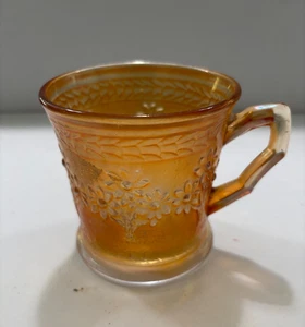 Vintage Fenton Marigold Orange Tree Carnival Glass Coffee Mug/Cup 8 oz - Bild 1 von 4