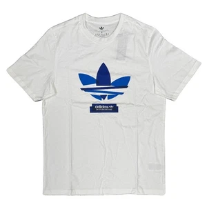 Nueva Camiseta Para Hombre Adidas Skate Trifoil Blanca/Equipo Azul Real - Imagen 1 de 1