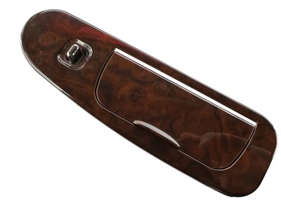 1998-2002 Lincoln Town Car Right Rear Window Switch Ashtray Door Bezel Wood Trim - Image 1 of 4