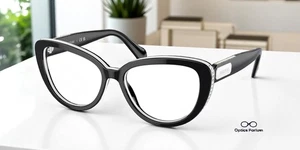 Lente de demostración SWAROVSKI SK2014 1015 negro blanco 54 mm para mujer - Imagen 1 de 2