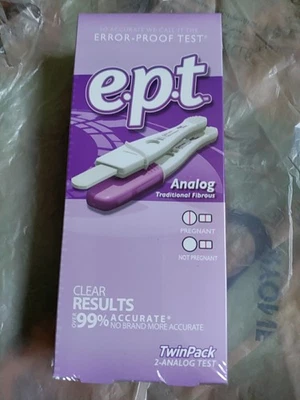 E.P.T.  Prueba de embarazo paquete doble prueba analógica nueva Foto 1 de 4