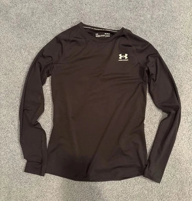 Under Armor Women’s Black Long Sleeved Shirt Compression Size Medium - Image 1 of 3