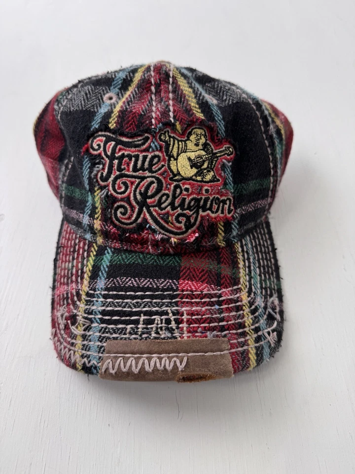Sombrero True Religion RARO De Colección Años 2000 Bordado Envejecido Colorido Logo Budda Foto 1 de 4