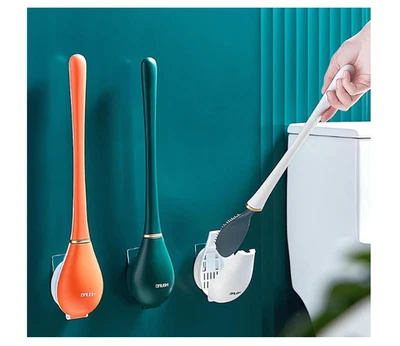 Caspa de inodoro de silicona flexible moderna para el hogar 2025 cuenco de varita de inodoro de silicona Foto 1 de 4