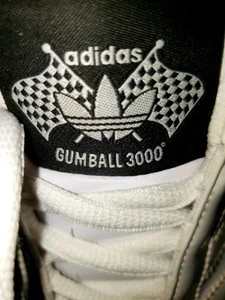 Adidas Gumball 3000 Shoes Racing Checkered Flag Men's Size 10 Worn Once Indy 500 - Picture 1 of 12