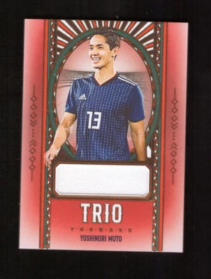 Camiseta deportiva Futera única 2025 Yoshinori Muto Trio parche reliquia 11/20 Japón Foto 1 de 2
