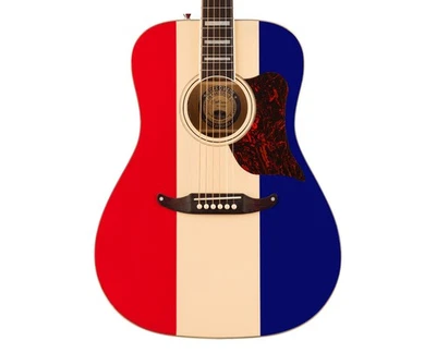 Used Fender Buck Owens Kingman w/Case - Red White and Blue - Image 1 of 4