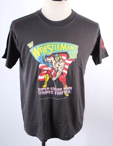 Vintage 1991 WWF Wrestle Mania VII Hulk Hogan T-Shirt Herren XL DS Neu ohne Etikett USA - Bild 1 von 7
