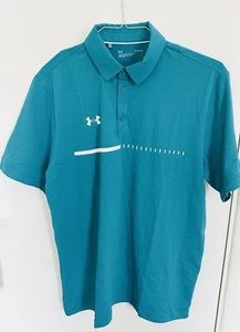UNDER ARMOUR HERREN GOLF POLOSHIRT UA PERFORMANCE HEAT GEAR STRETCH 2.0 GRÜN L - Bild 1 von 2